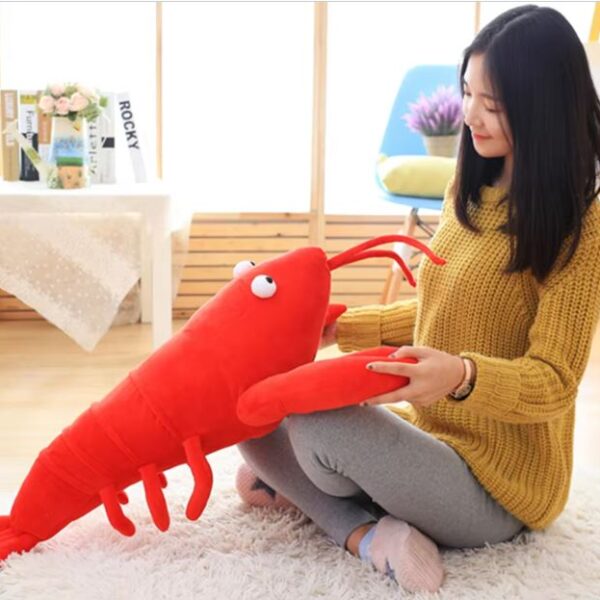 woman-holding-hands-with-lobster-plush