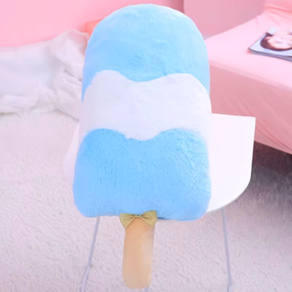 blue ice cream plush