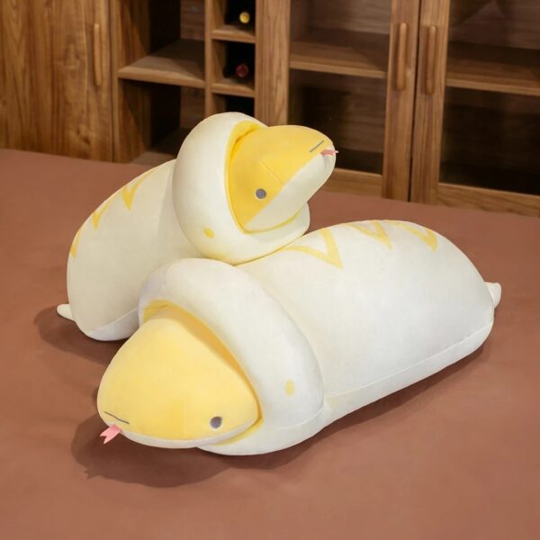 White Baby Snake Plush