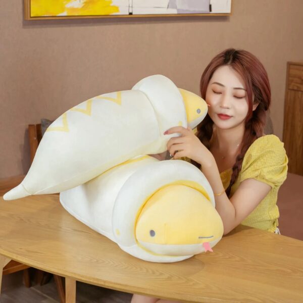 White Baby Snake Plush