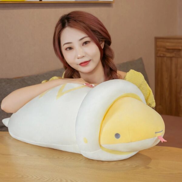 White Baby Snake Plush