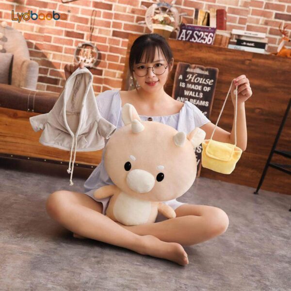 Secretary Kim Cow Plush - Kawaii Cow Plush Toy