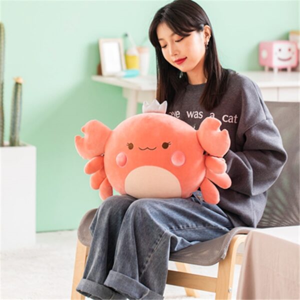 Giant Kawaii Crab Plush Pillow