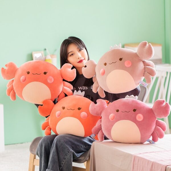 Giant Kawaii Crab Plush Pillow