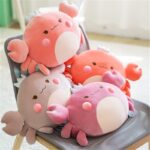 Giant Kawaii Crab Plush Pillow