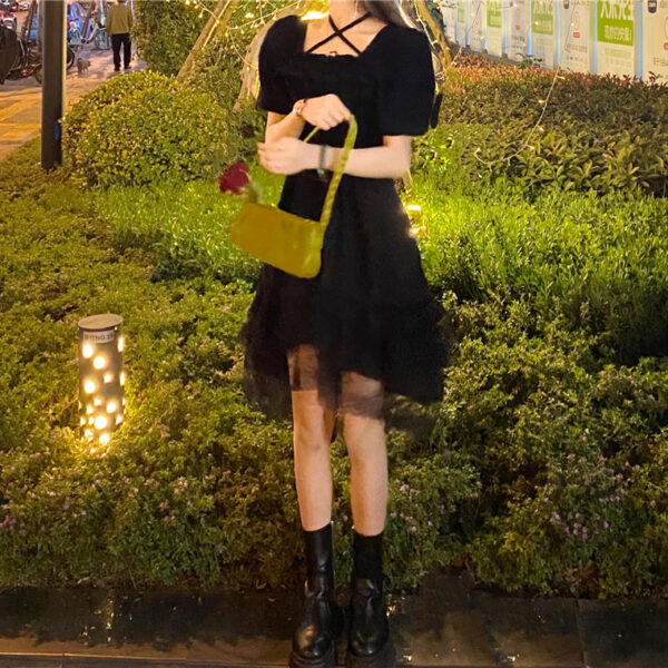 Gothic Lolita Dress - Short Sleeve, One Size