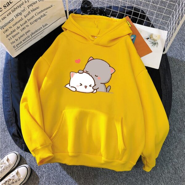 Mochi Mochi Peach Cat Hoodie