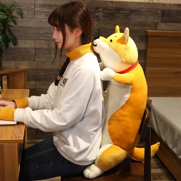 Kawaii Shiba Inu Long Pillow 4