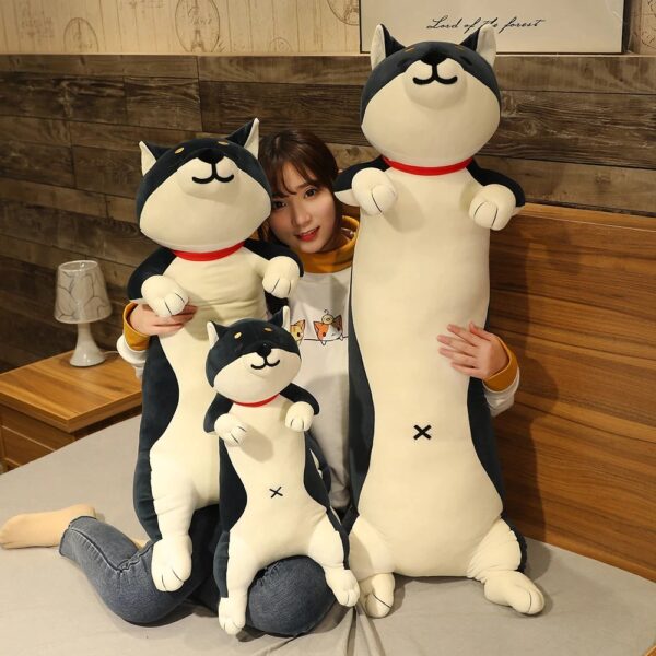 Kawaii Shiba Inu Long Pillow 3