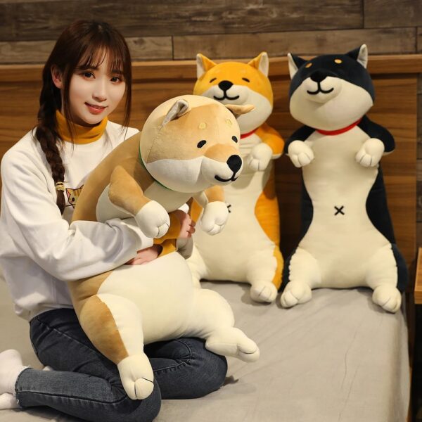 Kawaii Shiba Inu Long Pillow