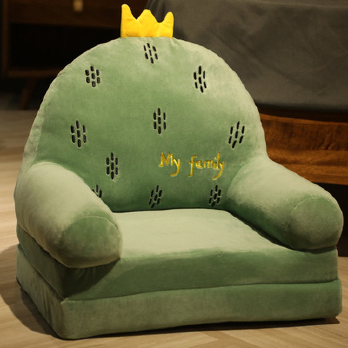 Kawaii Folding Kids Sofa - Two Layer Folding Cactus Kids Sofa