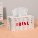 Kawaii Cargo Container Design Tissue Box