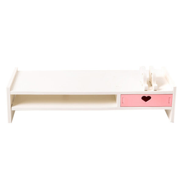 Kawaii Heart Design Desk Storage Rack Storage