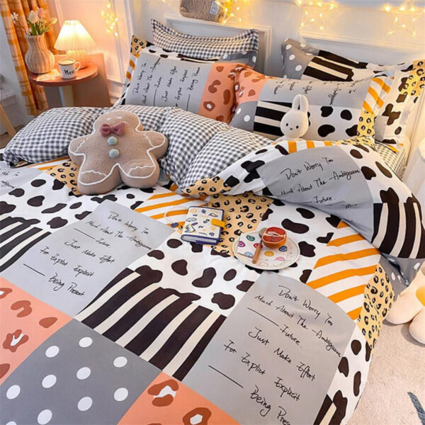 Colorful Design Kawaii Bedding Set