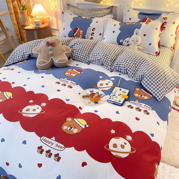 Colorful Design Kawaii Bedding Set
