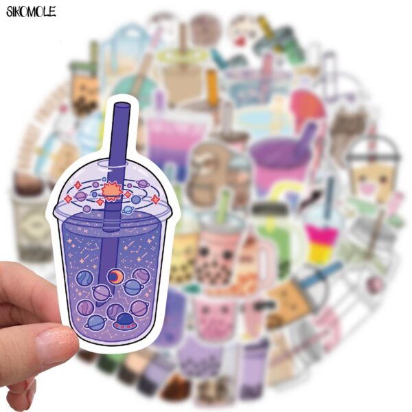 Kawaii Boba Tea Stickers