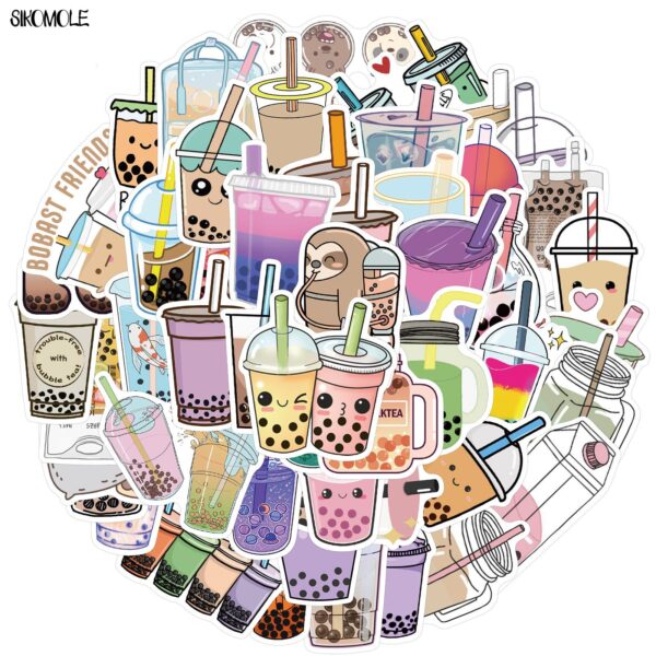 Kawaii Boba Tea Stickers
