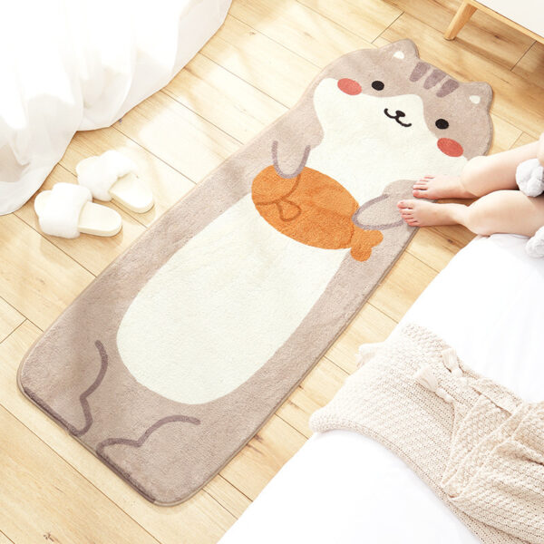 Kawaii Cat Design Non-Slip Rug
