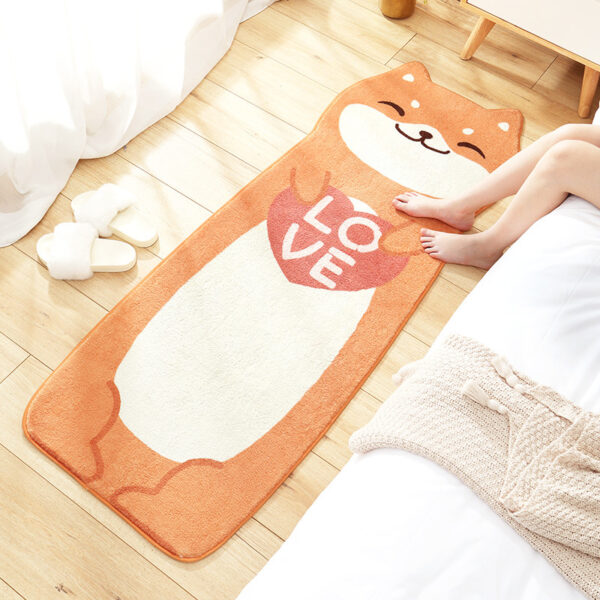 Kawaii Cat Design Non-Slip Rug