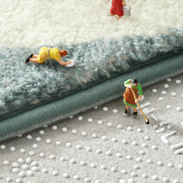 Kawaii Cat Design Non-Slip Rug