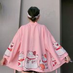 Kawaii Cat Japanese Women Kimono