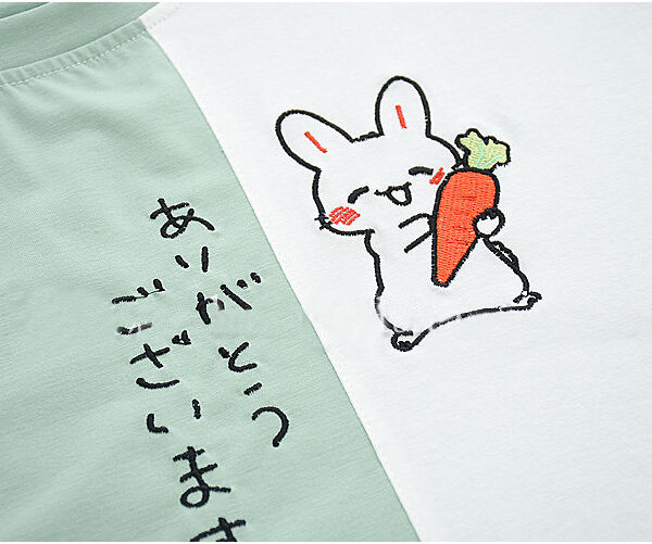 Kawaii Japanese Rabbit Women T Shirt
