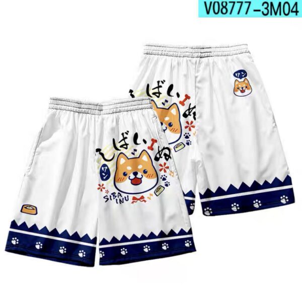 Kawaii Japanese Shiba Inu Kimono - 3M04, 4XL