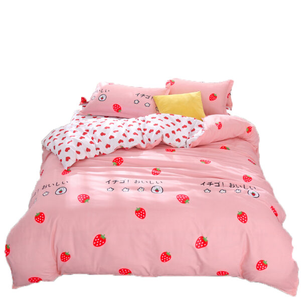 Kawaii Strawberry Bed Set