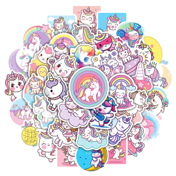 Kawaii Unicorn Stickers