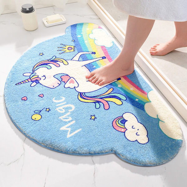 Non-Slip Kawaii Unicorn Doormat