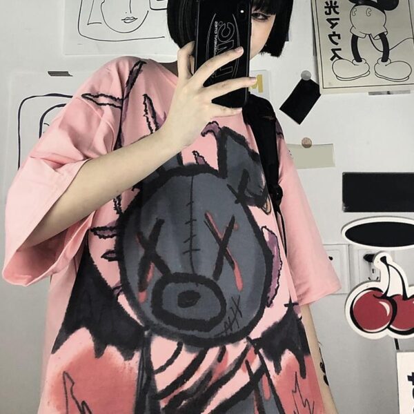 Women Gothic Anime T Shirt