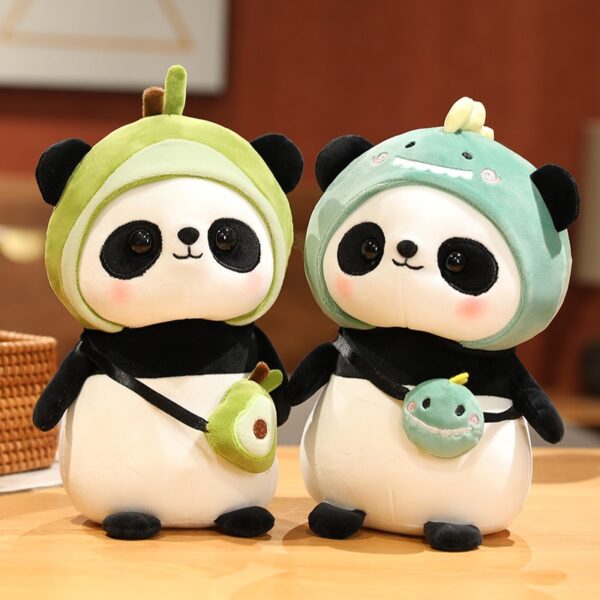 Kawaii Cosplay Panda Plush