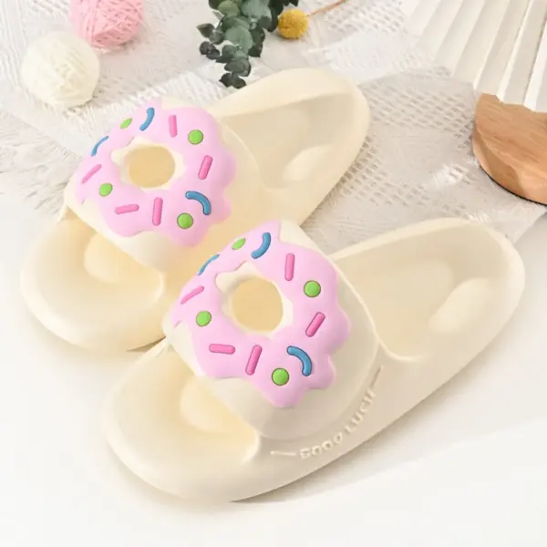 Kawaii Women Donut Slippers