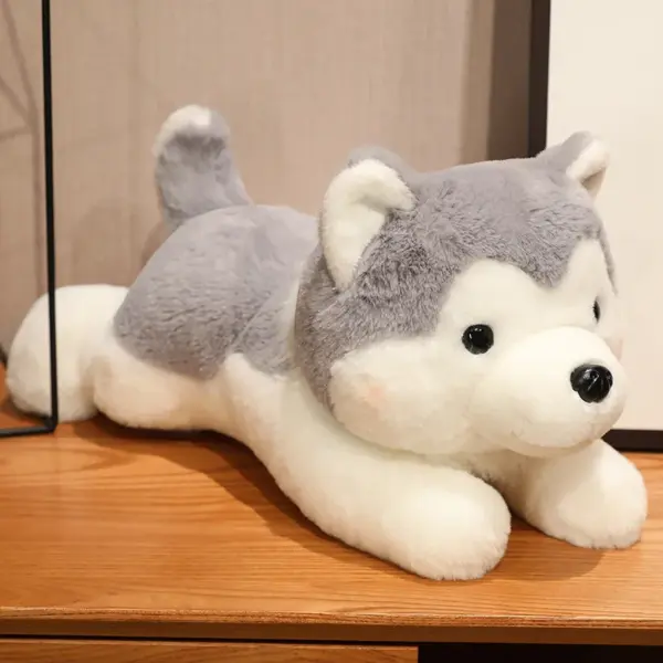 Siberian Husky Plush - Gray, 40cm(15.7")