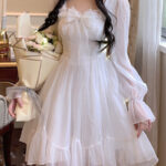 White Lace Princess Dress