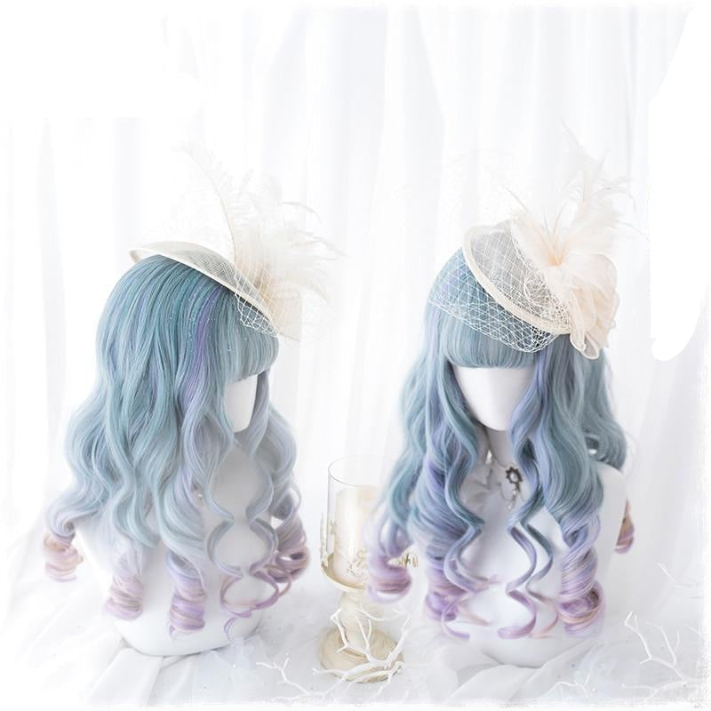 Blue Purple Ombre Long Wig — Kawaii Stuffed Animal | Kawaii Merchandise