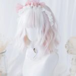 Elegant Watercolor Short Bob Wig