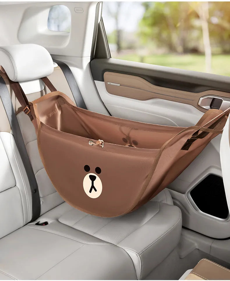 Brown Bear Car Seat Storage Bag - detail view 10 | Kawaii Merchandise