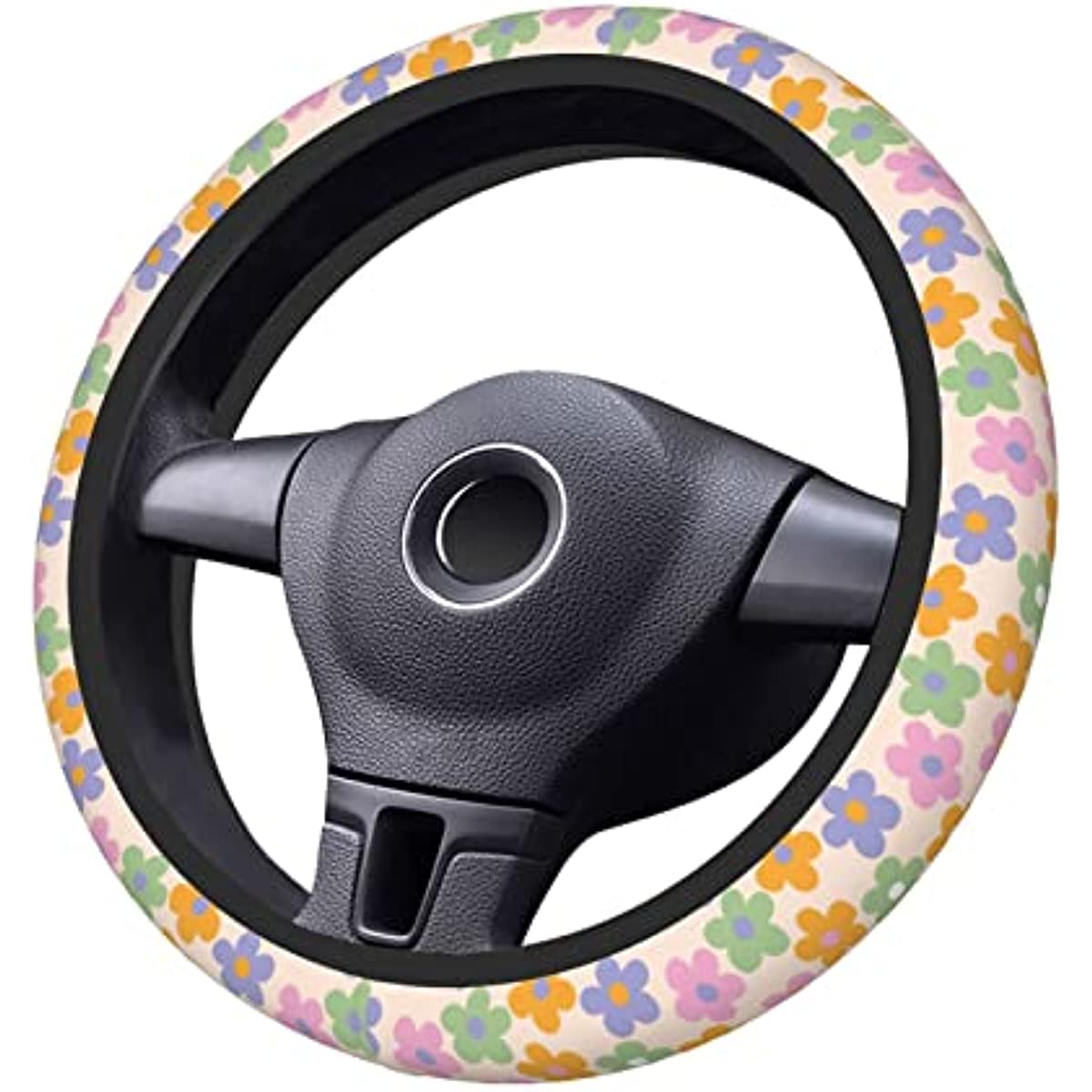 Floral Steering Wheel Cover - detail view 4 | Kawaii Merchandise