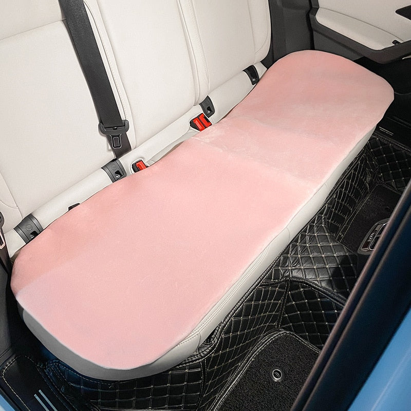 Bunny and Bear Car Seat Covers in Rabbit Rear Seat - Kawaii Merchandise