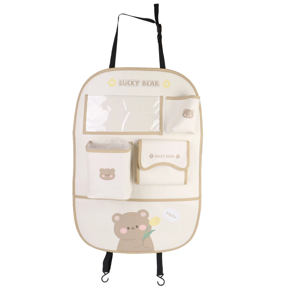 Kawaii Car Backseat Organizer in Bear - Kawaii Merchandise