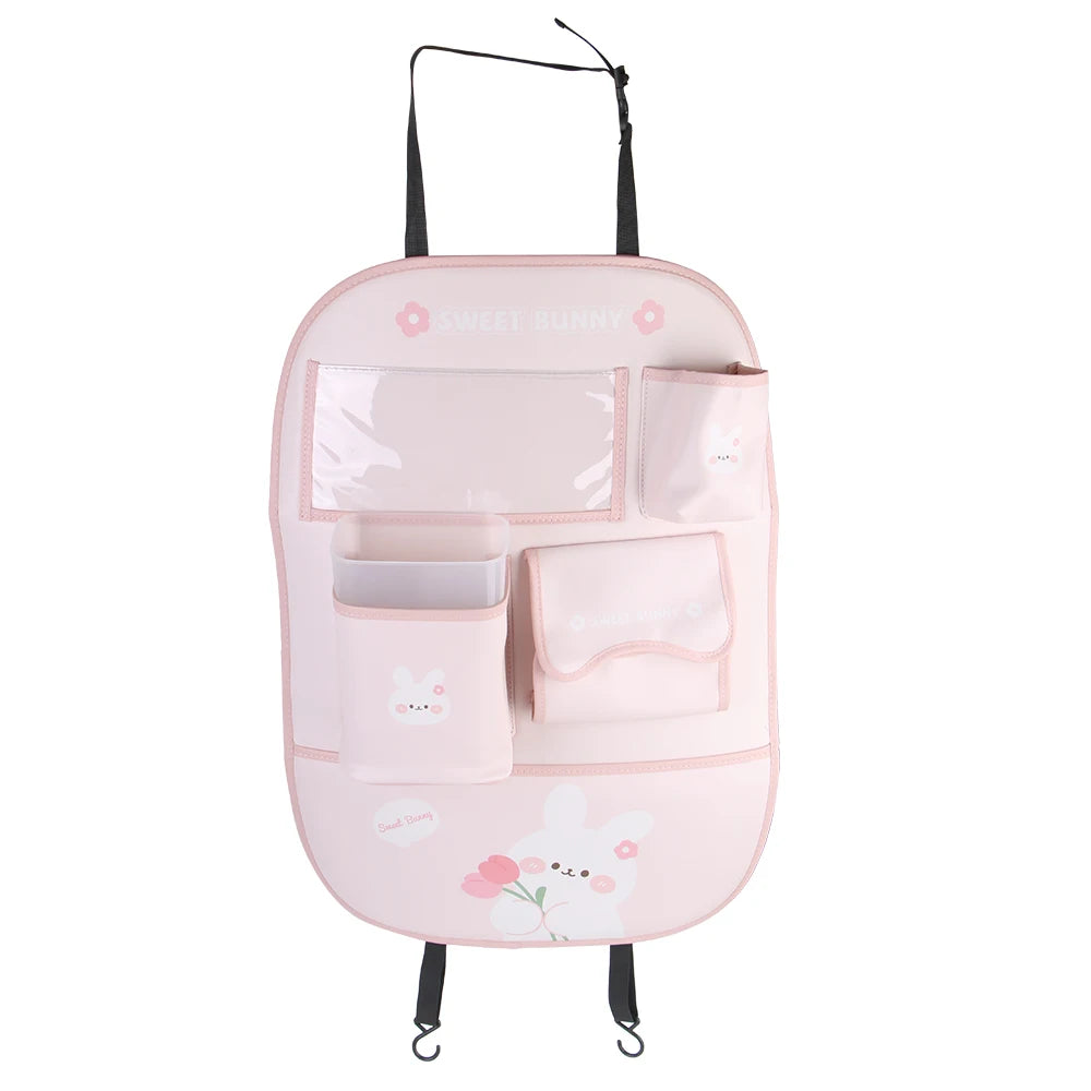 Kawaii Car Backseat Organizer in Bunny - Kawaii Merchandise