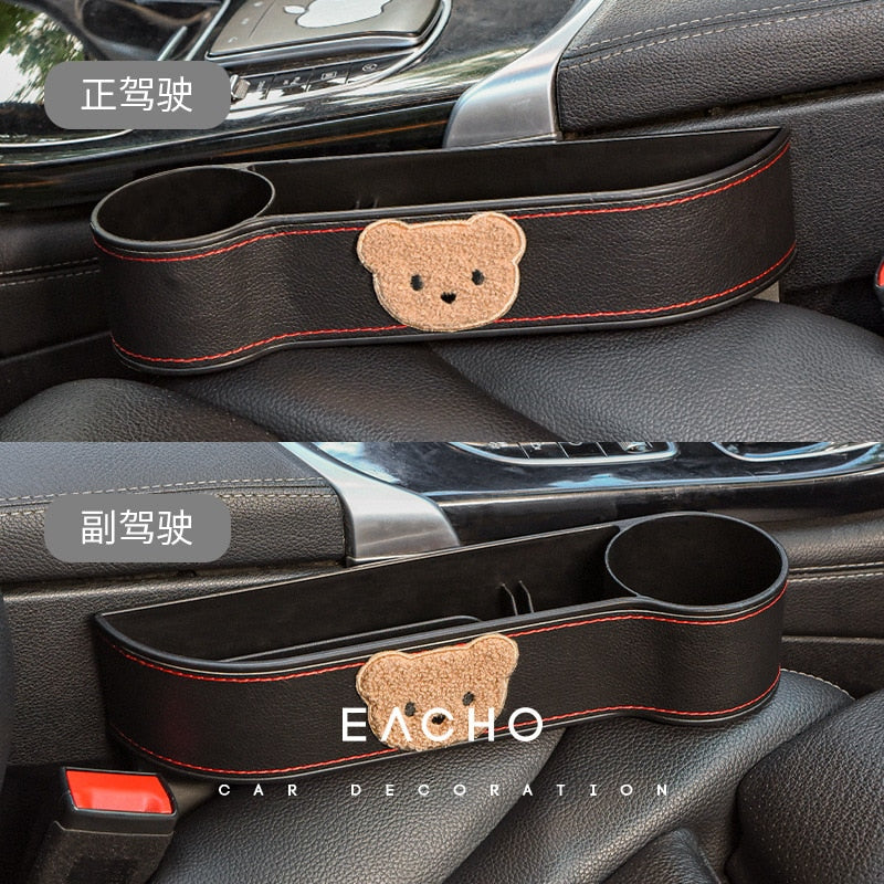 Car Seat Storage Box in Black Driver and Passenger Side - Kawaii Merchandise