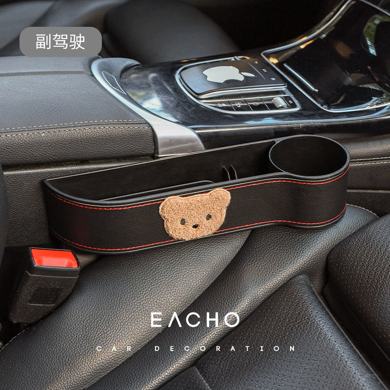 Car Seat Storage Box in Black Passenger Side - Kawaii Merchandise