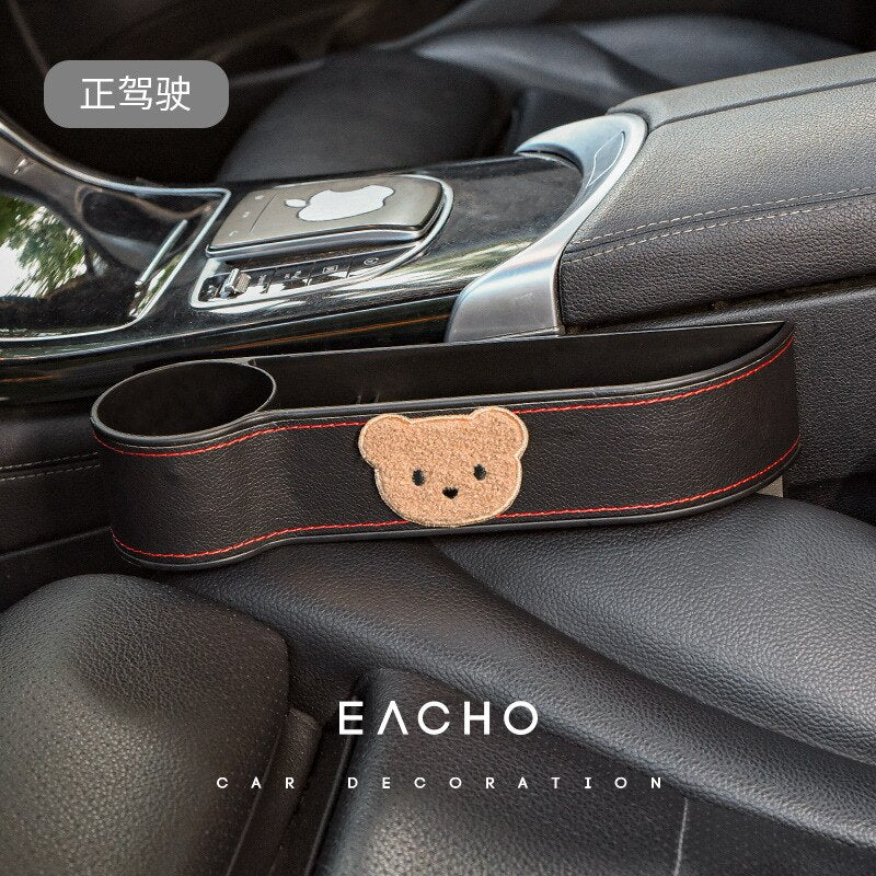 Car Seat Storage Box in Black Driver's Side - Kawaii Merchandise
