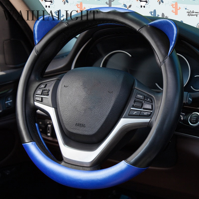 Cat Steering Wheel Cover - detail view 2 | Kawaii Merchandise