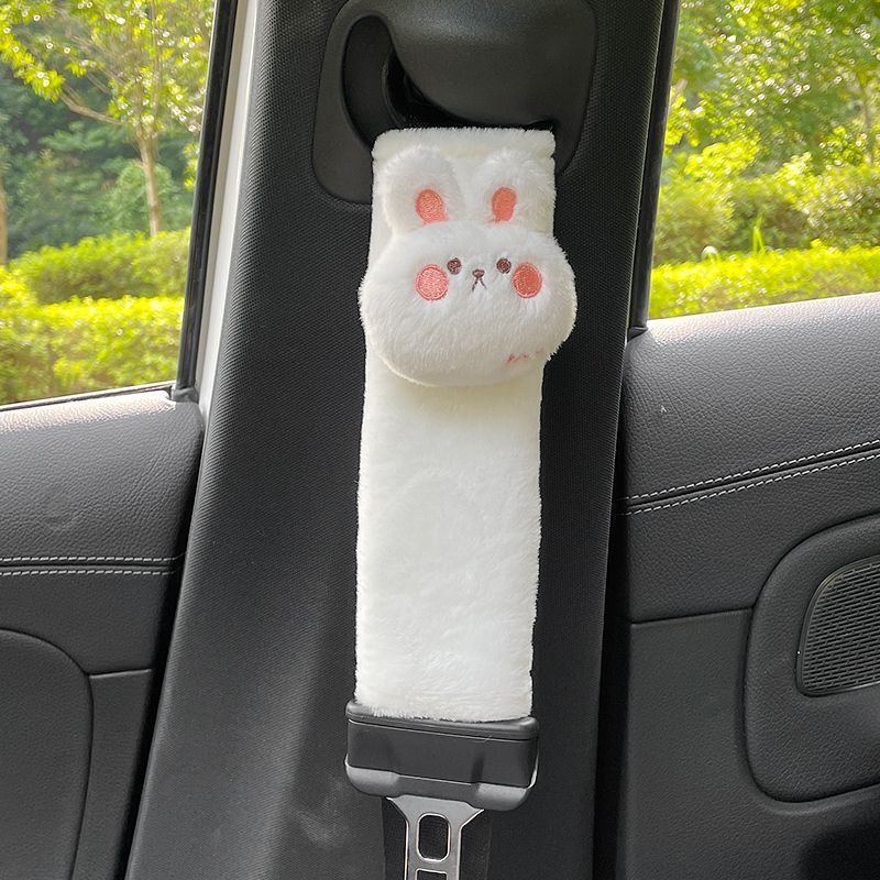 Seat Belt Shoulder Protectors in Bunny - Kawaii Merchandise