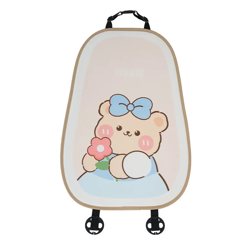 Plush Bear Car Seat Accessories in backrest-A - Kawaii Merchandise