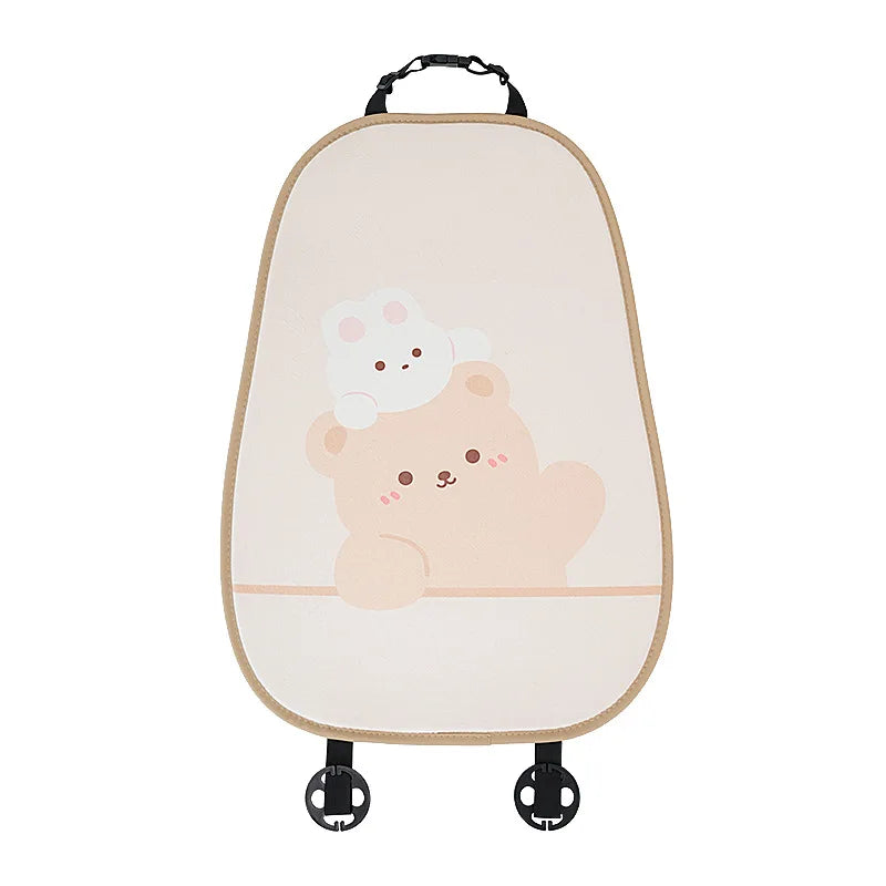Plush Bear Car Seat Accessories in backrest-B - Kawaii Merchandise