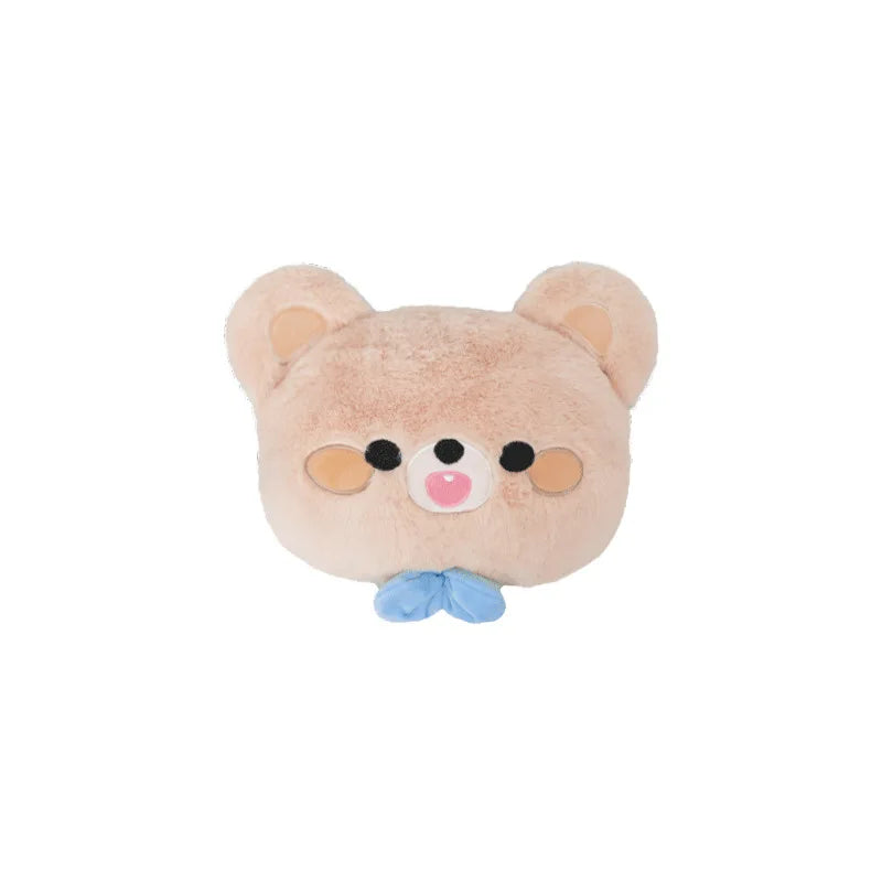 Plush Bear Car Seat Accessories in Headrest - Kawaii Merchandise